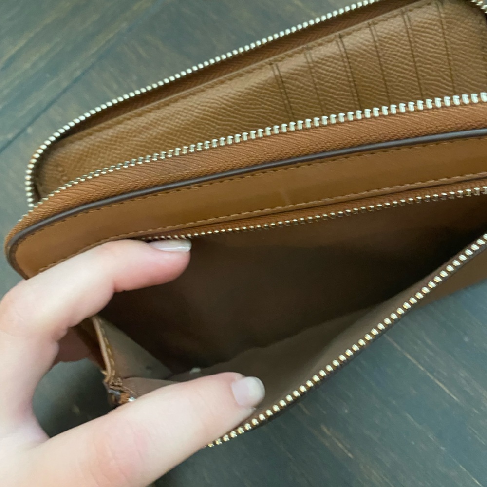 Coach wallet brown leather used - Picture 6 of 6